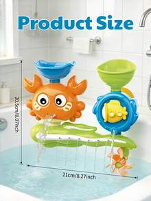 Bath Toys For Toddlers, Baby Bath Toy With Floating Swimming Frog, Fun Educational Baby Bath Toys,Sensory Bath & Pool Toys For Kids,Squirting Water Toys, Bathtub Toy For Boys Girls,Gifts For Kids Non-Slip Suction Cup,Birthday Gift ,Baby Essentials - Crab Bath Toys - View 4