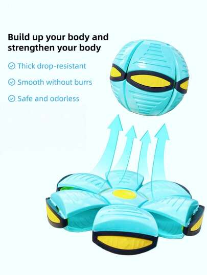 1pc Stretchy Transforming Ball, Party Game Gift, UFO Flying Ball, Outdoor Garden Beach Sports, Suitable For Adult Parties, Applicable For Halloween/Christmas/Thanksgiving - Gift, Game, Tabletop Game, Kids Toys, Boys Toys, Children Toys, Beach Toys, Ball Pit Balls, Bouncy Balls, Beach Balls