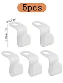 5/10pcs Multi-Functional 5-Layer Non-Slip Clothes Pants Hangers, Wardrobe Garment Rack, Scarf Organizer, Pants Hanger, Retail Display Shelf, Powder Coated, Plastic Material,Spring,Minimalist,Summer Tops - White - View 11