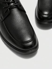 2025 New Business Casual Shoes, Soft Leather Soft Sole Elevator Dress Shoes For Grooms, Wedding, Fashionable British Style - Black - View 10