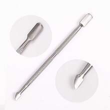 1件双头角质层推棒，美甲工具，指甲护理套装，角质层去除器，专业美甲工具，嵌甲钳，指甲剪，脚趾甲钳 - 彩色 - 查看 3