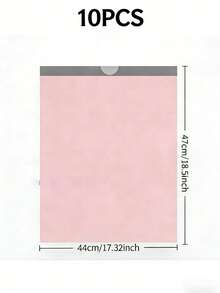50 Rolls Bathroom Trash Bags, Yet Thin Material, 50 Rolls Pink Small Size Garbage Bags, Suitable For Office And Home Trash Cans, Self-Sealing Kitchen Plastic Bags, Pink Handle Trash Bags, Tear-Resistant Pull Cord Sanitary Bags. - Multicolor - View 11