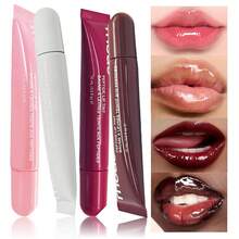 This Moisturizing High-Gloss Lip Balm Can Hydrate The Lips, Diminish Lip Lines, And Instantly Replenish Moisture. Made With Natural, Vegan Ingredients, This Lip Balm Can Instantly Nourish The Lips, Soothe And Soften Dry, Cracked Lips. It Makes A Perfect Gift For Birthdays Or Christmas, And Is Also An Essential Item For Parties. - Mixed Flavor Lip Oil - View 2