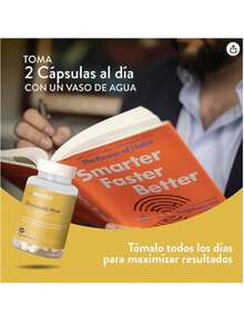 Moods | Nootropico para la Mente con Melena de León, Bacopin, L-Glutamina, Ácido Alfa Lipoico y Zinc - Suplemento natural para Concentracion, Memoria y Agilidad Mental - 60 Cápsulas Veganas - Unstoppable Mind - Amarillo Mostaza - Ver 3