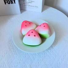 1个西瓜造型的捏捏乐玩具 - 解压玩具 - 挤压玩具 - 软萌玩具 - 指尖玩具 - 史迪奇玩具 - 旅行玩具 - 课堂指尖玩具 - 迷你洗澡玩具 - 圣诞文具减压球，生日礼物，完美礼物，礼品，玩具，游戏，复活节礼物，圣诞节礼物，万圣节礼物，平安夜礼物 - 彩色 - 查看 8