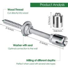 Stainless Steel Wire Trellis For Training Climbing Plants, Wire Roll Kits/Cable Railing/Professional Garden Wire Fence And Cable - A - View 2