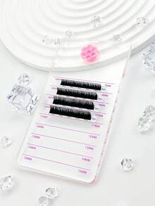 Acrylic Eyelash Extension Pallet, Grafting False Eyelash Organizer Extension Pad Lash Tray Adhesive Glue Palette Individual Holder 1pc/Set - Multicolor - View 8