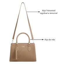 Women's Handbag Kit Medium Crossbody Shoulder Bag With Laptop And Wallet - 摩卡棕 - 查看 6