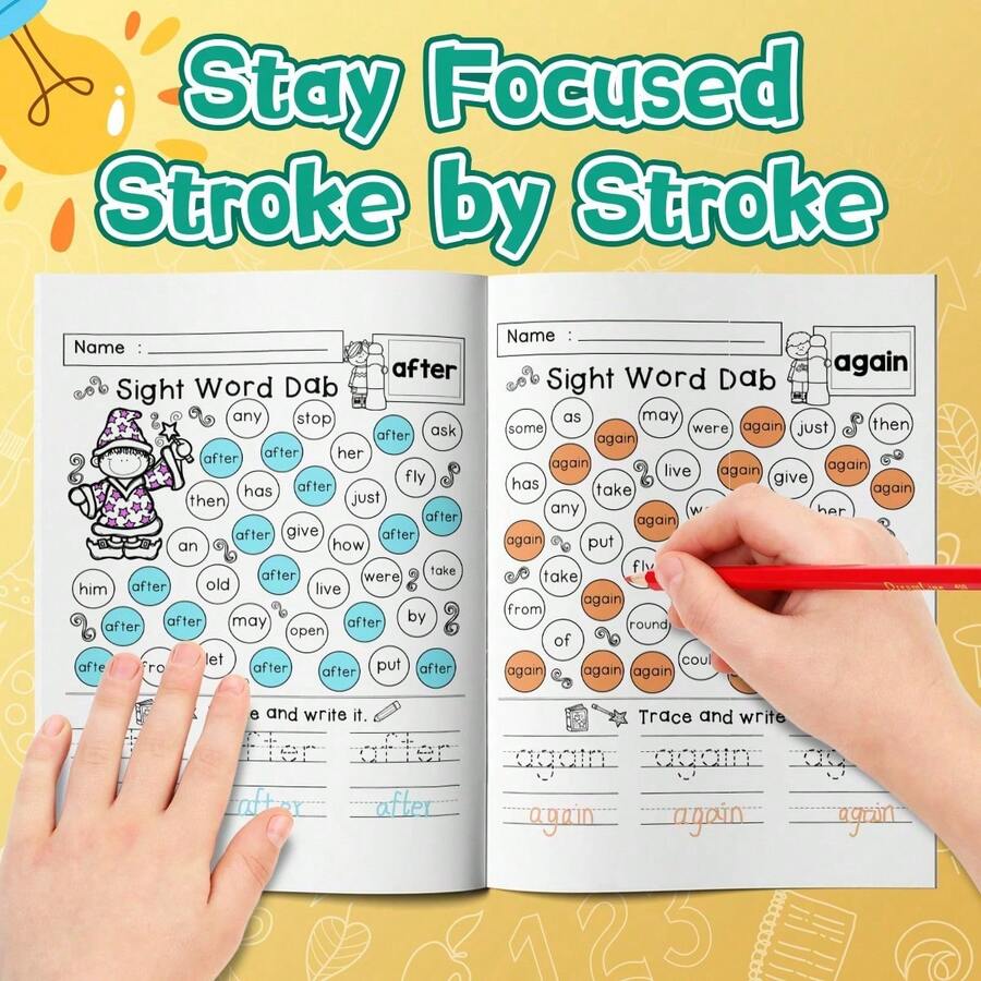 Libro de actividades de juegos de palabras - Páginas creativas de ortografía y trazado con juegos de formación de palabras y pistas de imágenes para una lectura sin pantalla, diversión con el lenguaje imaginativo y un momento de relax - Libro de ejercicios de palabras divertidas - Ver 1