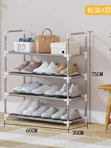 Estante de almacenamiento 4/5/6/7/8/9 capas zapatero fácil de montar, organizador vertical modular para zapatos y accesorios de vestir, ideal para entradas, closets y vestidores, estructura ligera y estable fácil de armar sin herramientas, recomendado en viviendas modernas y comercios, optimiza el orden y facilita la limpieza. - Blanco - Ver 15