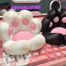 Cat Claw Phone Stand, Gamepad/Keyboard Stand, High Beauty Cartoon Relief Craft, Creative Desktop Ornament - Multicolor - View 6