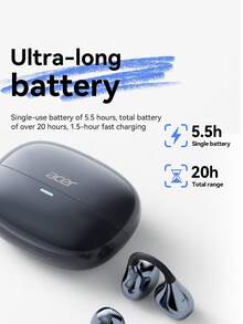 Acer 宏碁 OHR629 2026 新款无线耳机，具备降噪、HIFI 立体声、触控音量控制、符合人体工学设计，佩戴舒适，适合运动，兼容智能手机和平板电脑。 - 均碼 - 查看 12