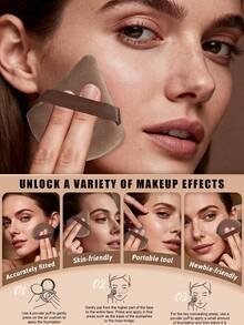 47件/6件套完整化妆刷套装，包含20支柔软化妆刷，例如散粉刷、腮红刷、轮廓刷、高光刷、粉底刷、鼻影刷、眼影刷、眉刷、唇刷和细节刷，另附赠1个旅行防水化妆包 - 咖啡棕 - 查看 5