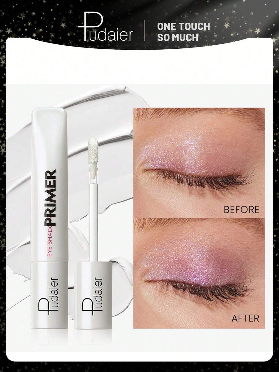Pudaier 1pc - Eyeshadow Primer - Wrinkle-Resistant, Long-Lasting, Enhances Color Saturation For Vibrant Eyeshadow - 01 - View 1