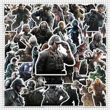 50pcs Delta Operation Game Retro Aesthetics Fantasy Sun Ins Y2K Downtown Aesthetic Stickers Gifts Humorous And Funny Stickers 80S 90s Anime Stickers For Scrapbook Supplies Envelope, Water Bottle, Computer, Laptop, Phone, Luggage, Notebook, Fridge,Festival Party,Christmas Decoration New Year Winter - 50pcs - View 4