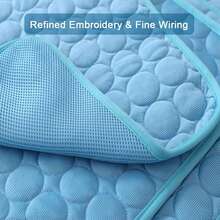 1pc Pet Cooling Mat, Breathable Mesh Fabric Cooling Pad For Dogs & Cats, Suitable For Small/Medium Pets In Summer - Multicolor - View 6