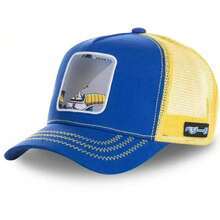 1pc Cartoon Baseball Cap, Adjustable Cotton Mesh Snapback Hat, Casual Hip Hop Visor Cap - Multicolor - View 6