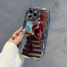 Belleza steampunk con un arma, estilo moderno. Esta elegante funda para teléfono es compatible con Samsung, Apple, OPPO, , etc. Fabricada en TPU flexible, resistente a golpes y arañazos, ofrece una excelente protección contra caídas y un agarre cómodo. Es un regalo ideal para familiares, amigos y seres queridos, y una opción perfecta para festivales. Fundas para iPhone, San Valentín, , fundas para hombre, celulares y accesorios, funda plateada para teléfono. - Plateado - Ver 2