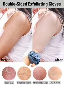 2-In-1 Bath Towel And Bath Sponge, Double-Sided Multi-Functional Bath Glove, Soft Mesh Washcloth, Skin-Friendly Exfoliating Bath Sponge Cleaning Tool, Soft Cute Girl-Shaped Exfoliating Sponge Bath Accessories, Removes Dead Skin, Bathroom Supplies, Fragrance-Free. - Multicolor - View 3