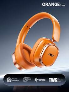 Acer OHR633 無線包耳式電競耳機，低延遲，ANC 雙麥克風降噪，內建 HD 麥克風，柔軟耳墊，可折疊可調節設計，相容 iOS/Android 手機 - 均碼 - 查看 15