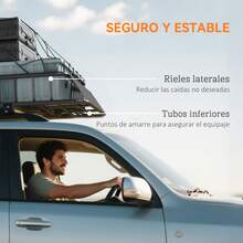 HOMCOM Portaequipajes de bicicleta - Negro - Ver 8