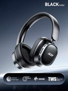 Acer OHR633 無線包耳式電競耳機，低延遲，ANC 雙麥克風降噪，內建 HD 麥克風，柔軟耳墊，可折疊可調節設計，相容 iOS/Android 手機 - 均碼 - 查看 14
