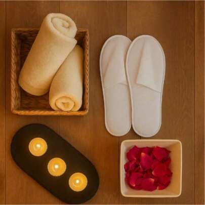 50pcs/30pcs/20pcs/10pcs/1 Pair Disposable Slippers, Unisex, Soft & Comfortable, Non-Slip Soles, Suitable For Hotels, Airbnb, Nursing Homes, Charities And Shelters For Cleaning, Travel, Hotels, Shelters, Homeless, Nursing Homes, Charities