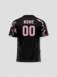 1pc Customized 2026 World Cup Football Team Player Number And Name Can Be Personalized. Football Team Jersey - Black - View 4