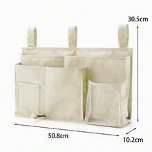 Double-Decker Bed Storage Bag, Hanging Bed Storage Bag, 8-Compartment Storage Bag, Suitable For Student Dormitories, Hospital Beds, Crib Rails, Hanging Bed Storage Bag, Multi-Compartment Hanging Bed Storage Bag, Hanging Storage Bag For Bunk Beds In Student Dormitories, Bed Storage Bag - Grey - View 8
