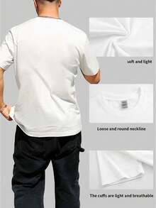 Camiseta de Algodón Estampada para Hombre, Edición Exclusiva para Miembros de Augusta, Georgia, 2025, Estilo Y2K, Diseño de Anime Americano, Manga Corta Casual, Cuello Redondo, Suave y Trans - Blanco - Ver 6