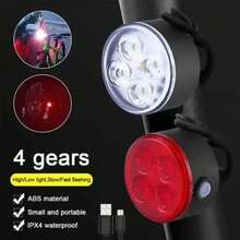 Collar portátil para mascotas, luz Led recargable, 4 engranajes para , caminata nocturna al aire libre, arnés antipérdida para perros, accesorios de correa DKTX - Azul M - Ver 6