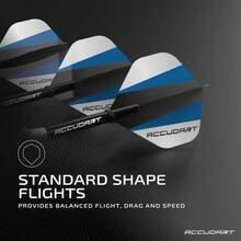 Soft Tip Dart Set 1.0 - Nickel Plated Steel - Knurled Patterned Grip - Polycarbonate Shaft - Standard Shape Flights - Initial - View 4