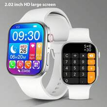 Smartwatch con llamadas/marcación inalámbrica, múltiples modos deportivos, alerta y rechazo de llamadas entrantes, notificación de SMS y mensajes, fondo de pantalla personalizable, compatible con iOS/Android - Multicolor - Ver 16