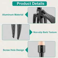 Herramienta Para Desherbar, De Pie, Resistente, Con Cabezal De Acero De 4 Garras, Herramienta Manual De Desherbar Para Jardín De Bambú. - color de la imagen - Ver 6