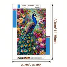 Tranh ghép kim cương tự làm, tranh đính kim cương acrylic, nghệ thuật thủ công tự làm để trang trí nhà cửa, quà tặng. - Nhiều màu - Xem 4