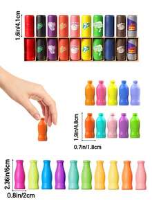 Color Matching Bottle - A Party Game That Stimulates Memory And Cognitive Abilities, It Is A Strategic Board Game Suitable For Friend Interaction And Improving Cognitive Skills. It Is The Perfect Choice For Party Supplies, Christmas, Birthdays And Holiday Gifts. This Is A Fun Group Game And Also A Unique Christmas Gift. - Multicolor - View 6