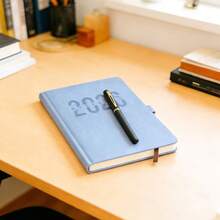 2026 Planner Notebook, English Version Annual Calendar Diary Efficiency Tracker Binder - Rectangle - View 8