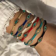 1pc Handmade Woven Bracelet For Women - Multicolor - View 1