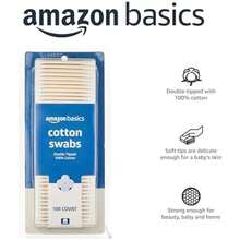 Basics Cotton Swabs For Personal Hygiene And Baby Care, 500 Count, 1 Pack - 500裝(1包) - 查看 3