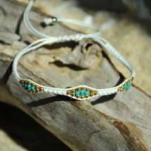 1pc Handmade Woven Bracelet For Women - Multicolor - View 5