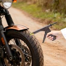 SHIOUCY Reifenreparaturwerkzeuge, Reifenstopfen-Pistole-Set, Auto Reifen Reparaturset, schlauchloses Reifenpannen-Reparaturset mit Pilzstopfen, Düsen, Sonden, Reifenreparaturset für Motorrad, PKW, LKW, Traktor, Fahrräder usw - A - Übersicht 2