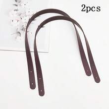 12pcs/6 Colors Synthetic Leather Bag Handles, 24 Inch Short Handbag Replacement Handles With Iron Rivets, Suitable For DIY Handmade Bag Making Accessories, Includes Iron Rivet Packaging, DIY Wallet Making - Multicolor - View 17