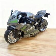 1:12 Scale Alloy Motorcycle Model, Children's Toy Motorcycle, Decorative Scooter Model, Birthday Gift For Boys - Multicolor - View 11