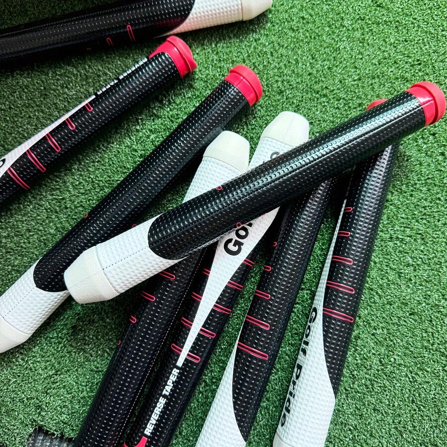1pc Golf Putter Grip REVERSE TAPER, Medium/Large Size Golf PU Putter Grip - White - View 1