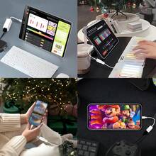 即插即用适配器转换器，USB 3.0 OTG 相机适配器线，兼容 /相机读卡器、U盘/U盘/键盘/鼠标，//系列便携式转换器读卡器 - 白色 - 查看 6