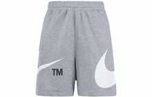 Nike Dri-FIT Logo Drawstring Quick-Dry Sports Casual Shorts For Men - Grey - View 13