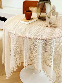 1 chiếc khăn trải bàn kiểu Mỹ cổ điển tối giản bằng polyester và vải lanh, hình chữ nhật chịu nhiệt, thích hợp cho nhà bếp, bàn ăn, bàn cà phê, tủ TV, họp mặt gia đình, dã ngoại ngoài trời. - Nhiều màu - Xem 3