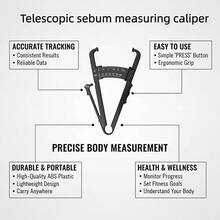 High Accuracy Body Fat Caliper For Men And Women Dual Scale Skinfold Measurement With Metric And Imperial Units Easy Portable Fat Percentage Tester For Home And Gym Use - 1 - View 5