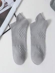 纹理隐形乐福鞋袜，简约运动风，透气吸湿，通勤必备单品 - 彩色 - 查看 10
