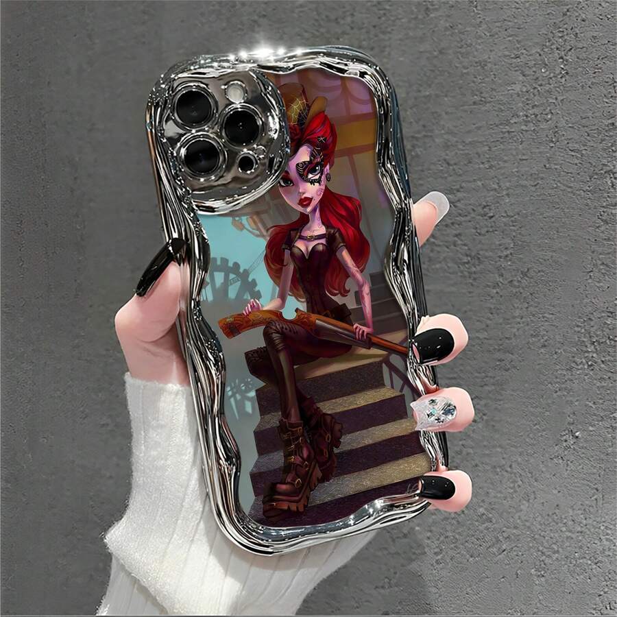 Belleza steampunk con un arma, estilo moderno. Esta elegante funda para teléfono es compatible con Samsung, Apple, OPPO, , etc. Fabricada en TPU flexible, resistente a golpes y arañazos, ofrece una excelente protección contra caídas y un agarre cómodo. Es un regalo ideal para familiares, amigos y seres queridos, y una opción perfecta para festivales. Fundas para iPhone, San Valentín, , fundas para hombre, celulares y accesorios, funda plateada para teléfono. - Plateado - Ver 1